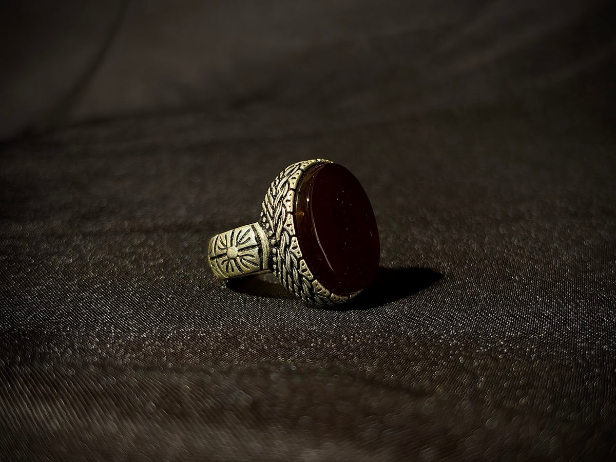 Yemeni Aqeeq Ring