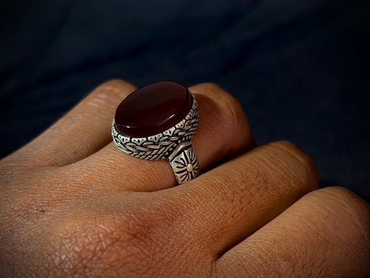 Yemeni Aqeeq Ring