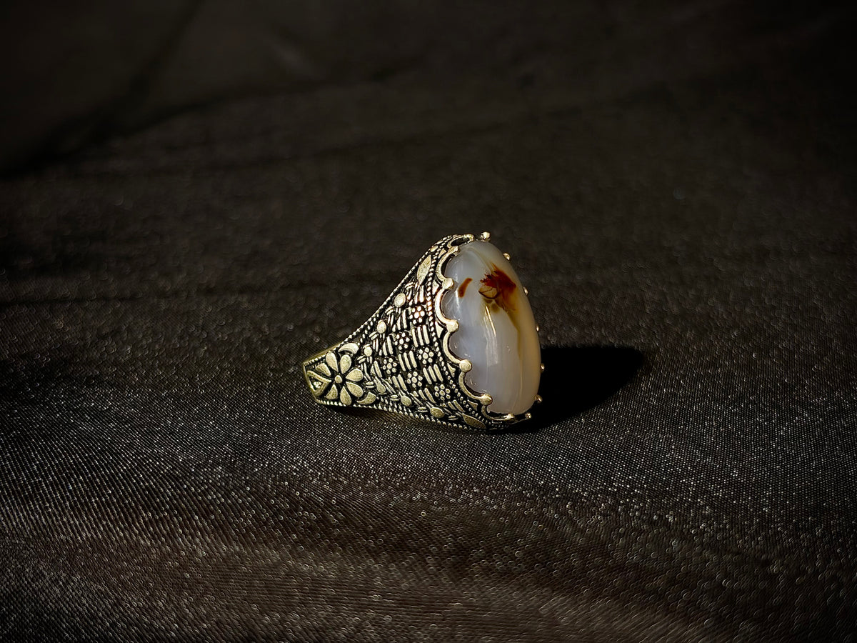 Yemeni Aqeeq Ring