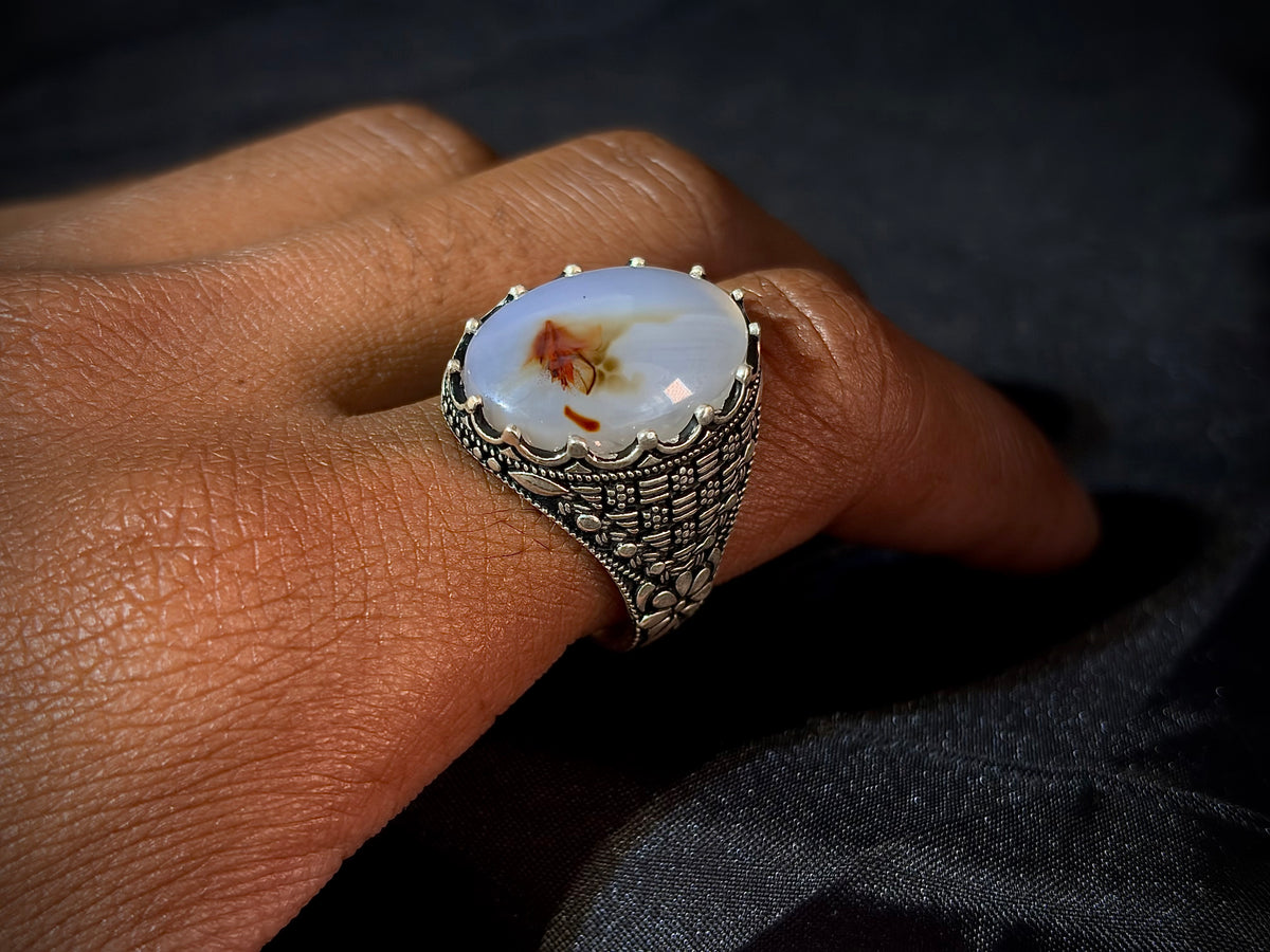 Yemeni Aqeeq Ring