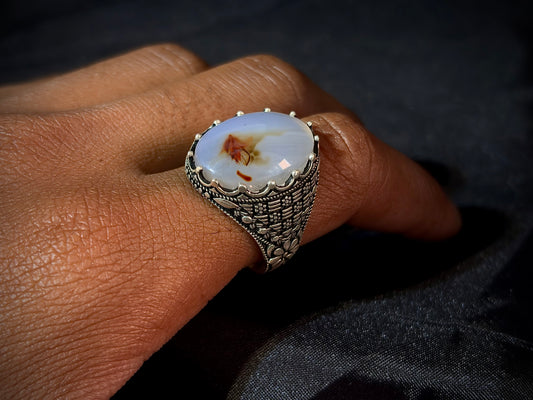 Yemeni Aqeeq Ring