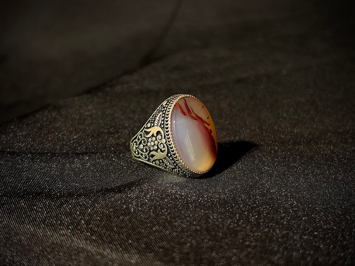 Yemeni Aqeeq Ring