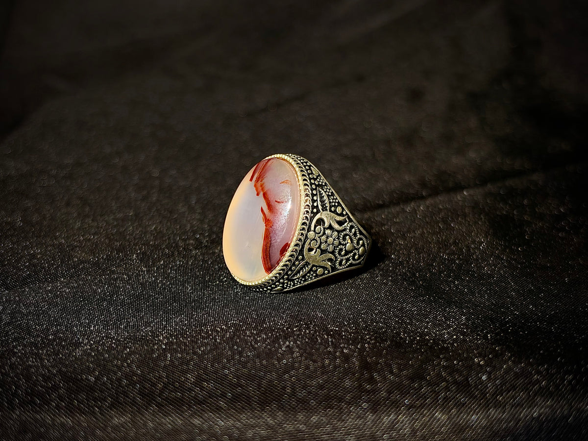 Yemeni Aqeeq Ring