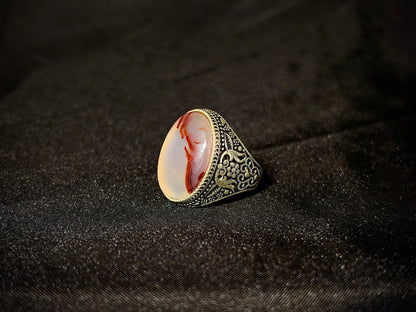 Yemeni Aqeeq Ring