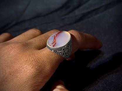 Yemeni Aqeeq Ring