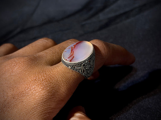 Yemeni Aqeeq Ring