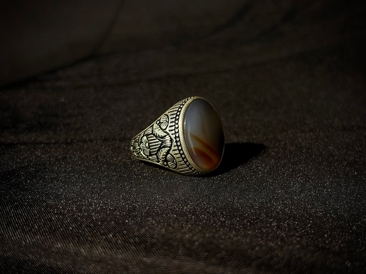 Yemeni Aqeeq Ring