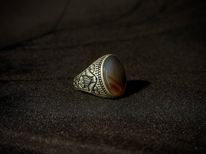 Yemeni Aqeeq Ring