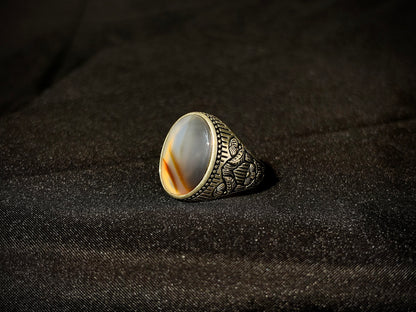 Yemeni Aqeeq Ring