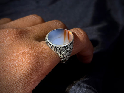 Yemeni Aqeeq Ring