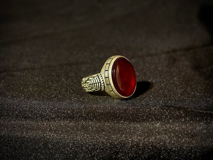 Yemeni Aqeeq Ring