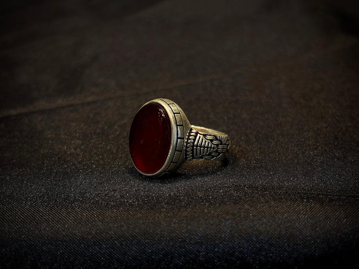 Yemeni Aqeeq Ring
