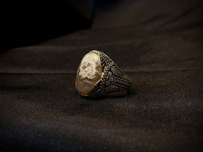 Yemeni Aqeeq Ring