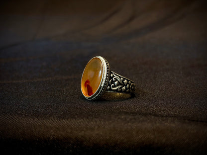Yemeni Aqeeq Ring