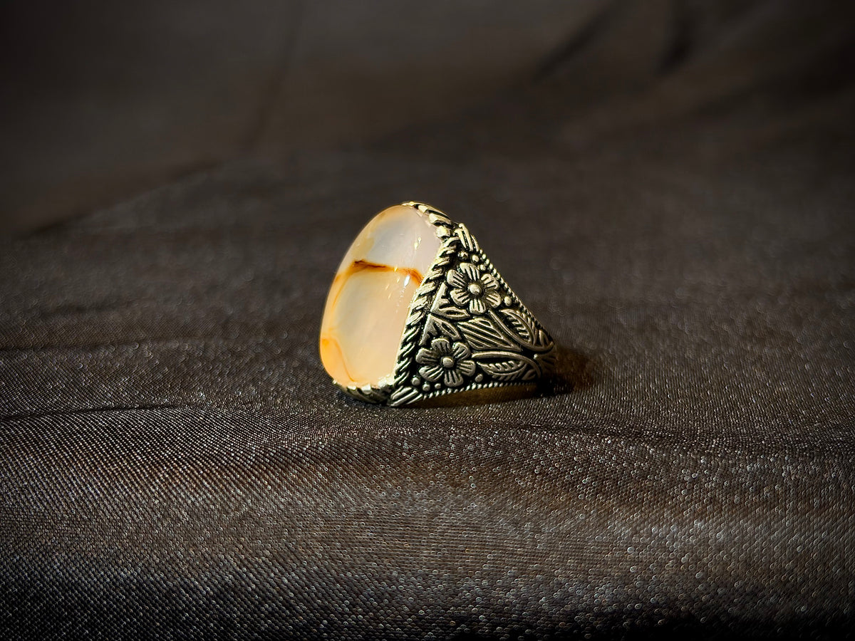 Yemeni Aqeeq Ring