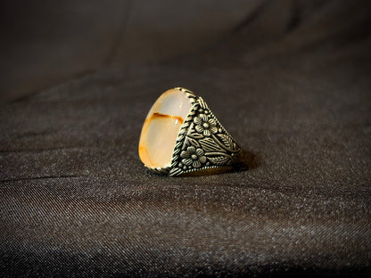 Yemeni Aqeeq Ring
