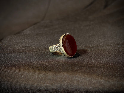 Yemeni Aqeeq Ring