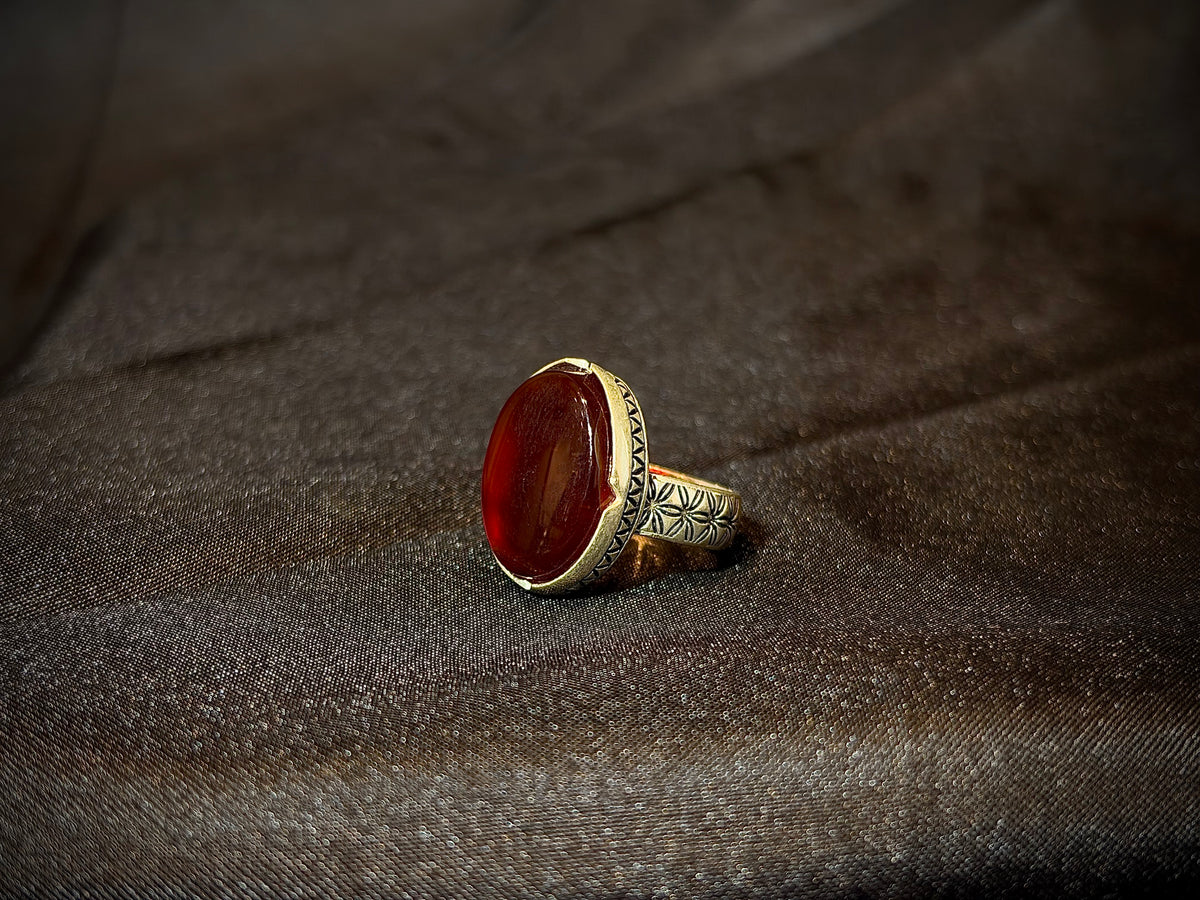 Yemeni Aqeeq Ring