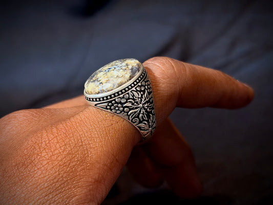 Yemeni Aqeeq Ring