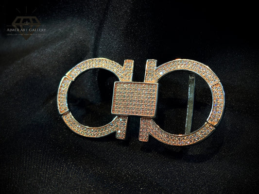 Men's Two-Tone Belt Buckle