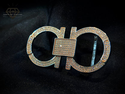 Men's Two-Tone Belt Buckle