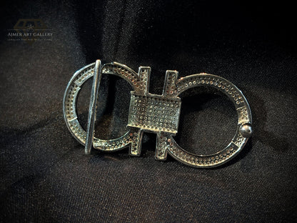 Men's Two-Tone Belt Buckle