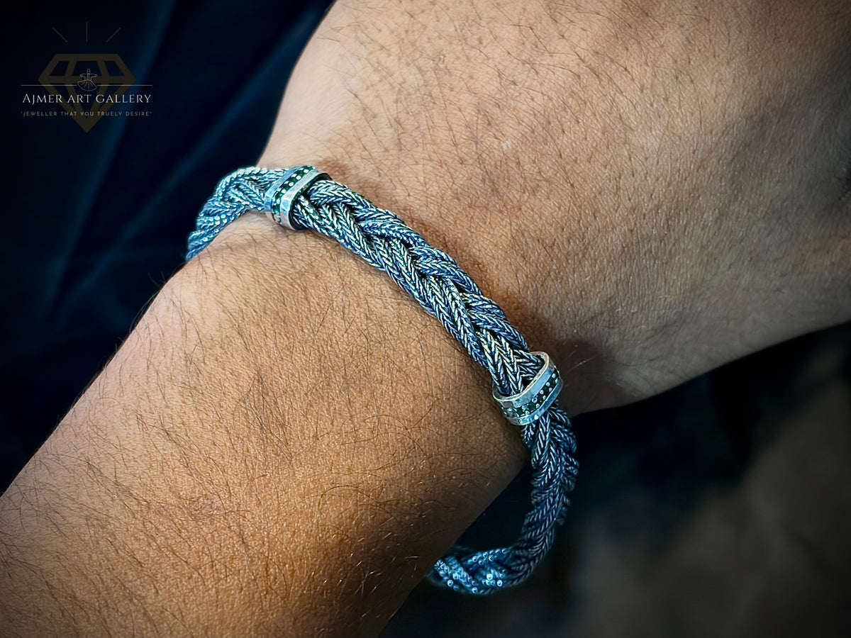 Men's Silver Lightweight Bracelet