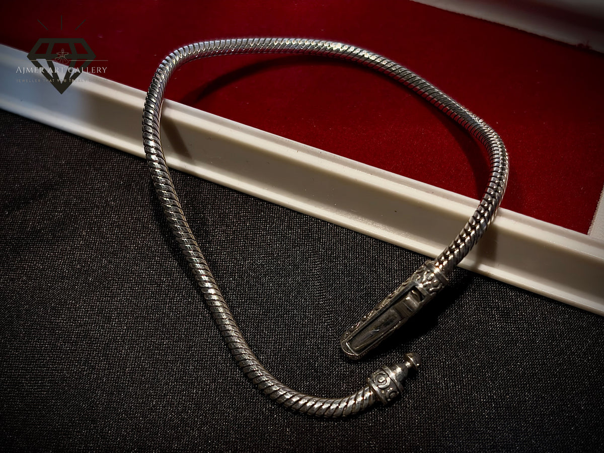Men's Silver Lightweight Bracelet