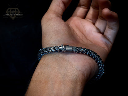 Men's Silver Lightweight Bracelet