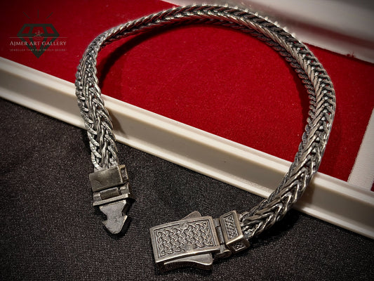 Men's Silver Lightweight Bracelet