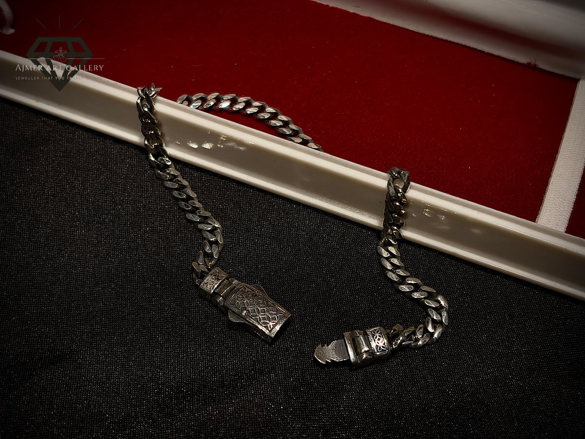 Men's Silver Lightweight Bracelet