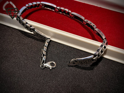 Men's Silver Lightweight Bracelet