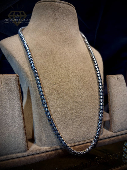 Silver Cuban Link Chain for Men