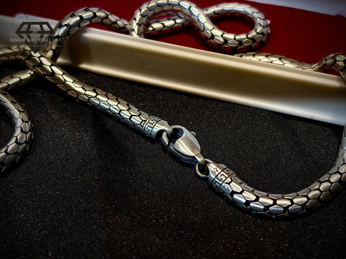 Silver Cuban Link Chain for Men