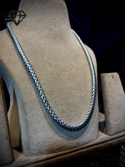 Silver Cuban Link Chain for Men