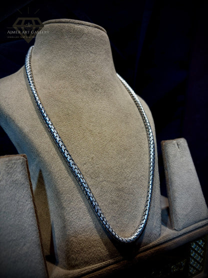 Silver Cuban Link Chain for Men