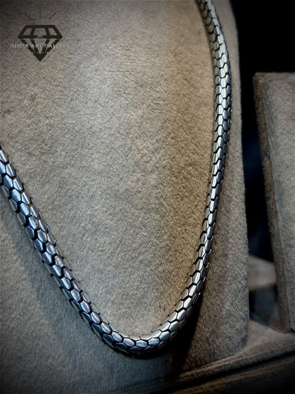 Silver Cuban Link Chain for Men