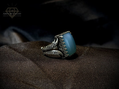 Men's Aqeeq / Agate Ring