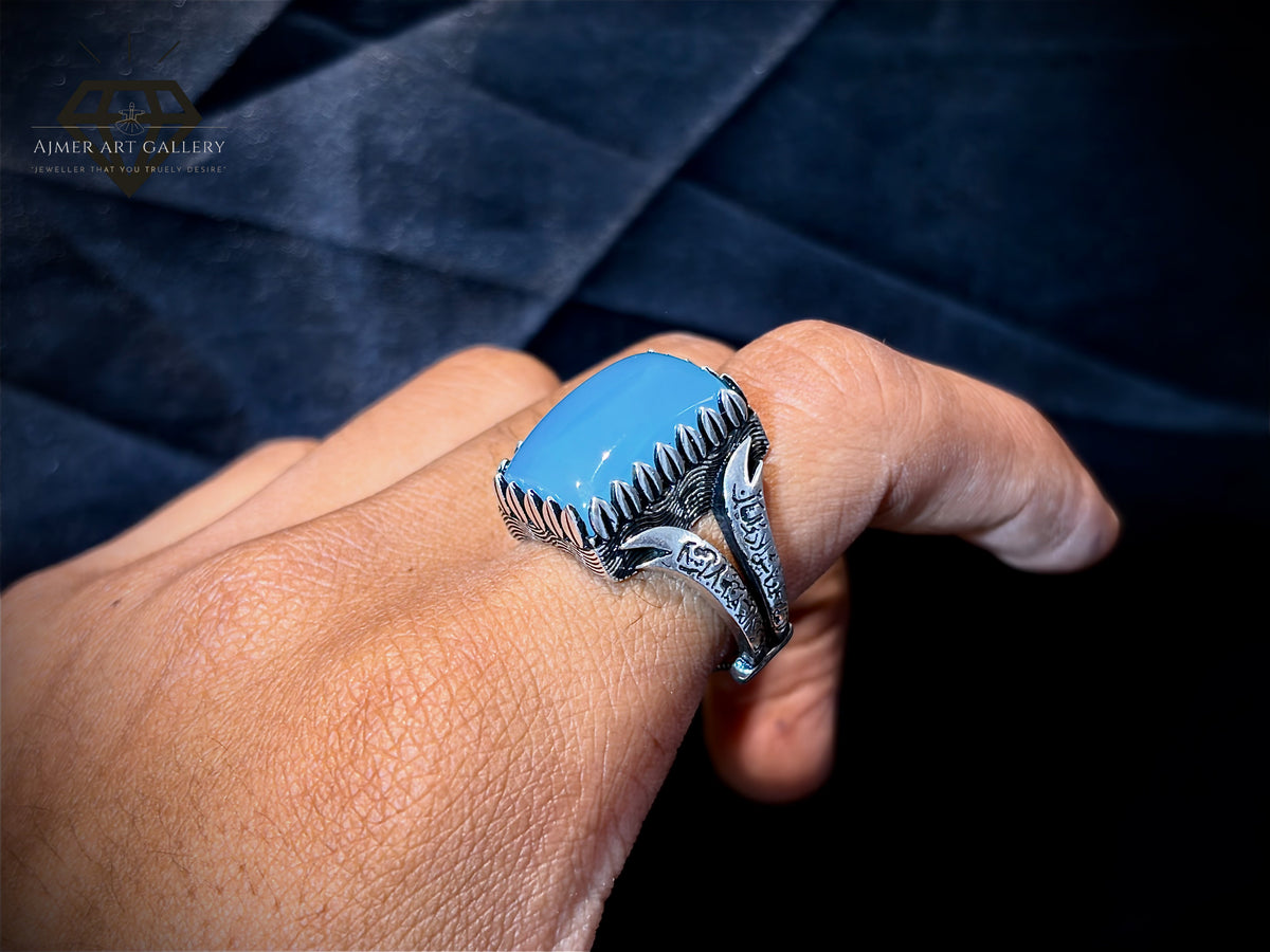 Men's Aqeeq / Agate Ring