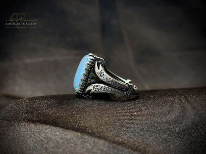 Men's Aqeeq / Agate Ring