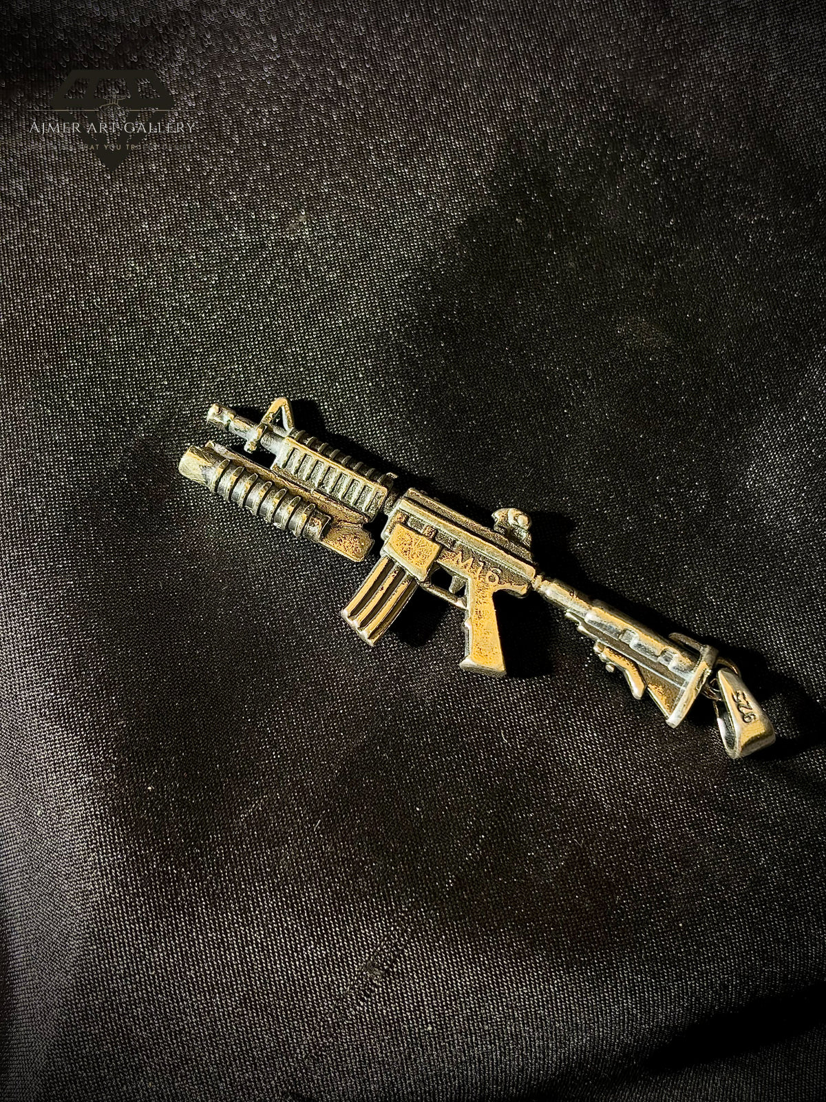 M16 Rifle Pendant for Men