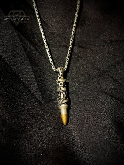Men's Bullet Anchor Pendant