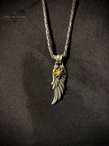 Angel Wing Pendant for Men
