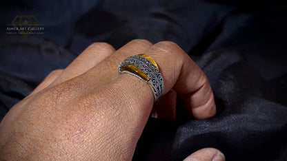 Men's Tiger Eye Ring