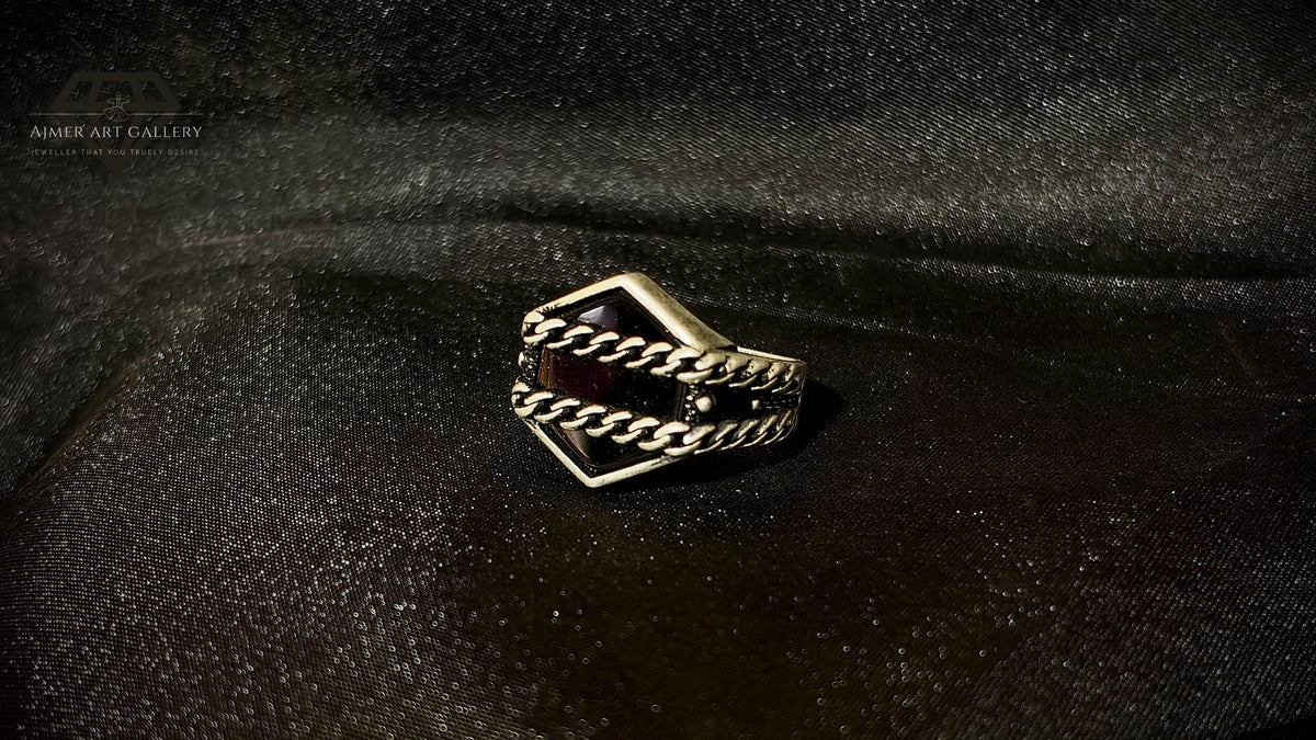 Men's Aqeeq / Agate Ring