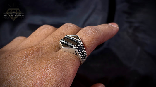 Men's Aqeeq / Agate Ring