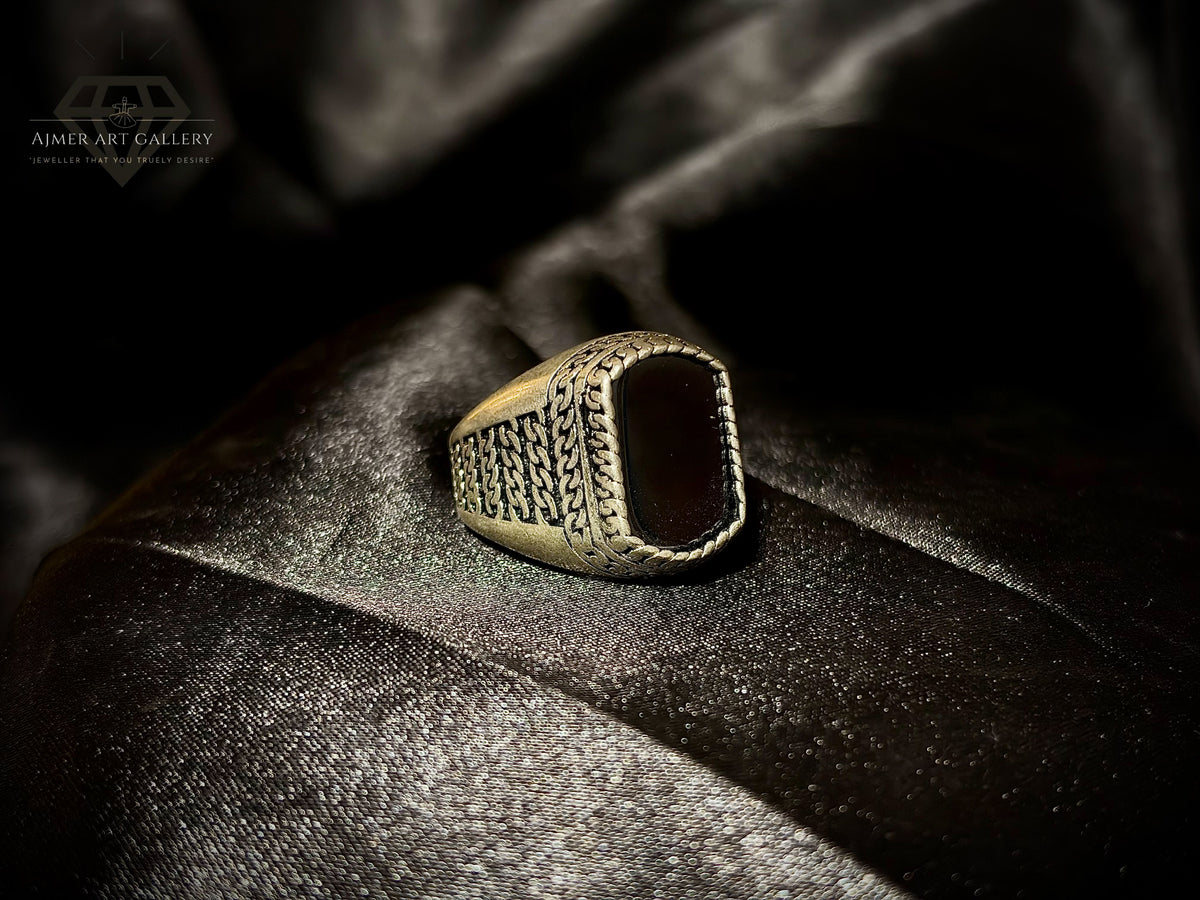 Men's Aqeeq / Agate Ring