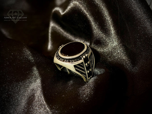 Men's Aqeeq / Agate Ring