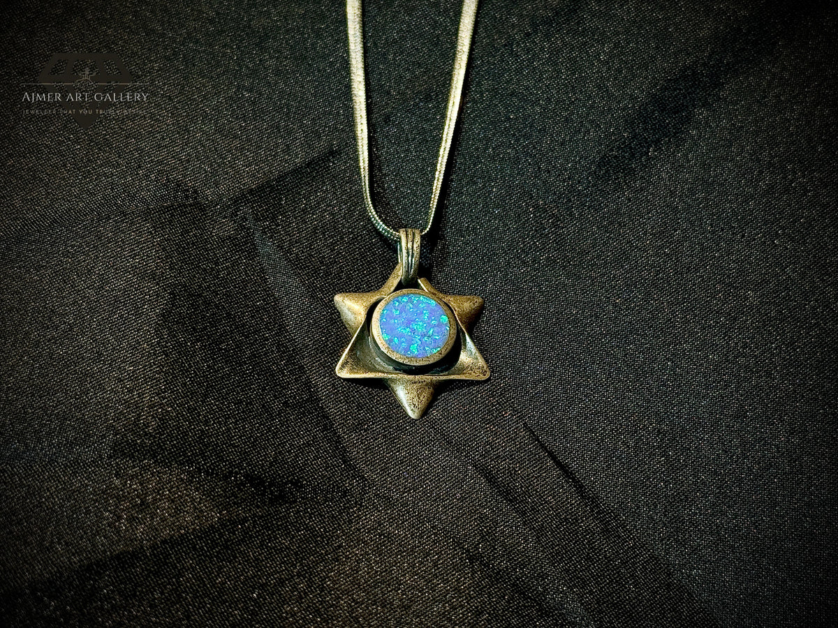 Star Pendant In Silver