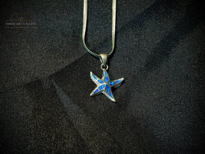 Sea Star Pendant In Silver